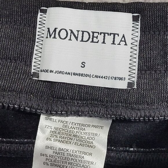 NEW Mondetta Women's S Heathered  Black Fleece Jogger Sweatpants  H752 - Picture 5 of 7